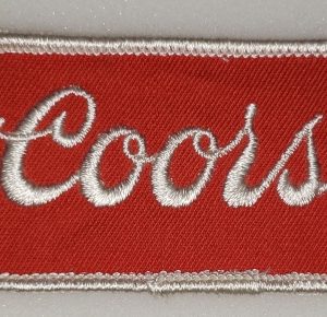 Coors Beer Uniform Patch