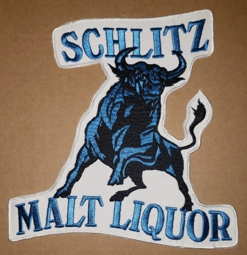 Details about   BEER PATCH SCHLITZ MALT LIQUOR BEER PATCH THE BULL SMALL CREST SIZE LOOK AND BUY 