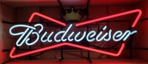 Budweiser Beer Neon Sign budweiser beer neon sign tube Budweiser Beer Neon Sign Tube budweisercrownbowtie2014 300x131