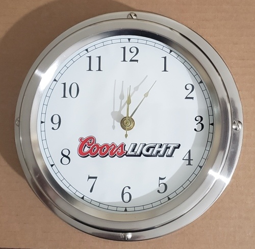 Coors Light Beer Clock