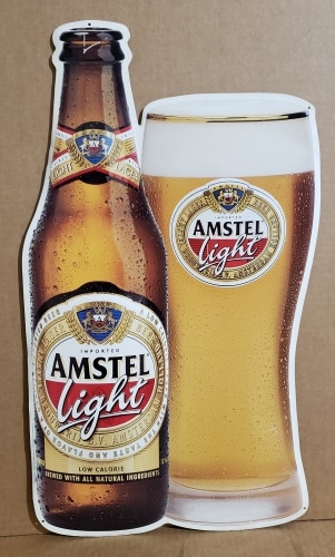 Amstel Light Beer Tin Sign