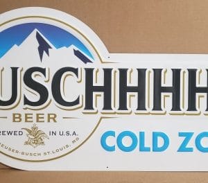 Busch Beer Tin Sign