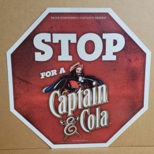 Captain Morgan Rum Tin Sign