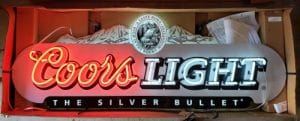Coors Light Beer Neon Sign coors light beer neon sign Coors Light Beer Neon Sign coorslightsilverbulletdominator1990snib 300x121