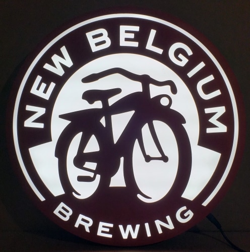New Belgium Fat Tire Beer LED Sign