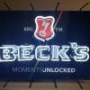 Becks Beer Sequencing Neon Sign