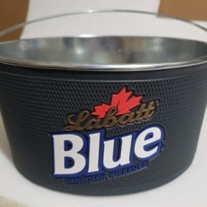 Labatt Blue Beer Hockey Puck Bucket