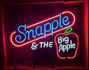 Snapple Tea Big Apple Neon Sign snapple tea big apple neon sign Snapple Tea Big Apple Neon Sign snappleandthebigapple1994 300x234