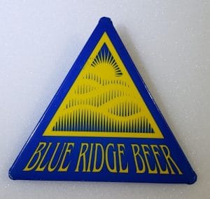 Blue Ridge Beer Pin blue ridge beer pin Blue Ridge Beer Pin blueridgebeertrianglepin 300x283