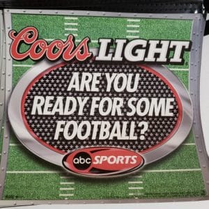 Coors Beer ABC Sports Football Flag Banner [object object] Home coorsabcfootballflagbanner2001 300x300