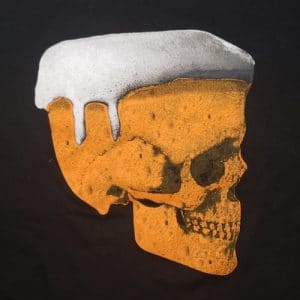 Coors Light Beer Skull T-Shirt