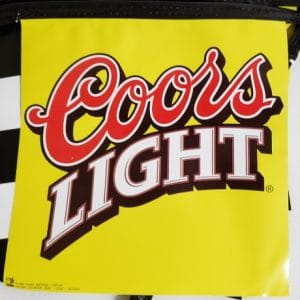 Coors Beer Racing Flag Banner