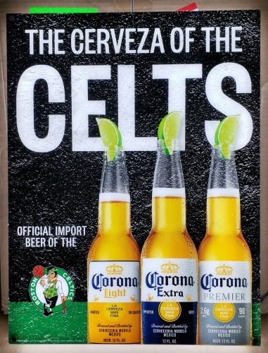 Corona Beer NBA Boston Celtics LED Sign
