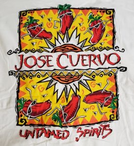 Jose Cuervo Tequila T-Shirt jose cuervo tequila t-shirt Jose Cuervo Tequila T-Shirt josecuervountamedspiritstshirtrear 274x300