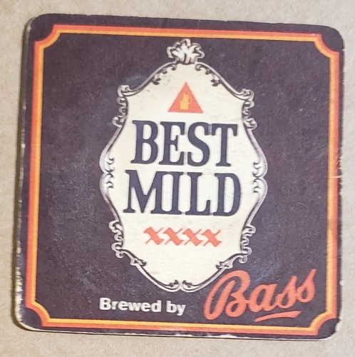 Bass Best Mild XXXX Beer Coaster