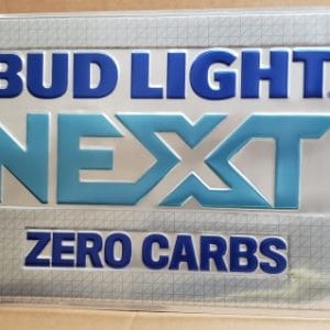 Bud Light Next Beer Tin Sign
