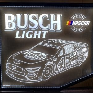 Busch Light NASCAR Harvick LED Sign