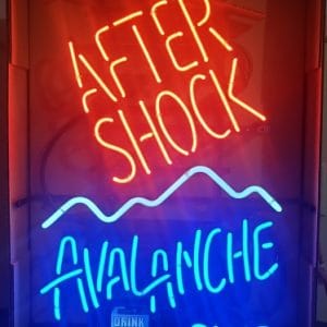 Aftershock Liqueur Neon Sign