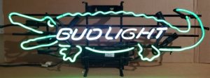 Bud Light Beer Gator Neon Sign bud light beer gator neon sign Bud Light Beer Gator Neon Sign budlightgator1997 300x112