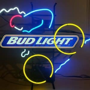 Bud Light Beer Bicycle Neon Sign