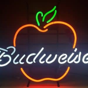 Budweiser Beer Apple Neon Sign