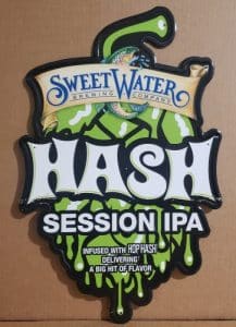 SweetWater Hash Session IPA Tin Sign sweetwater hash session ipa tin sign SweetWater Hash Session IPA Tin Sign sweetwaterhashsessionipadiecuttinscratchdent 217x300