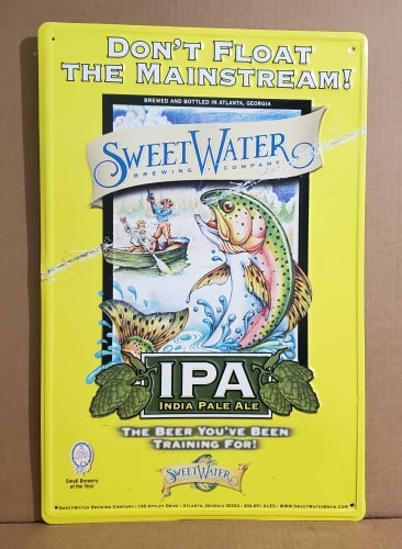 SweetWater IPA Tin Sign