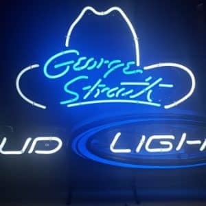 Bud Light Beer George Strait Neon Sign