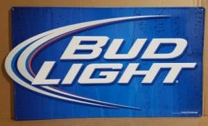 Bud Light Beer Iconic Tin Sign bud light beer iconic tin sign Bud Light Beer Iconic Tin Sign budlighticonictin2011 300x182