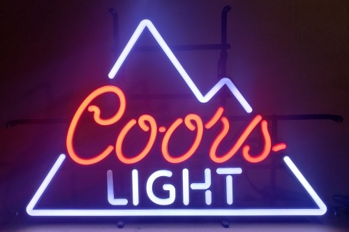 Coors Light Beer LED Sign
