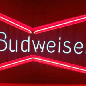 Budweiser Beer Bowtie Neon Sign [object object] Home budweiserbowtie1992 300x300
