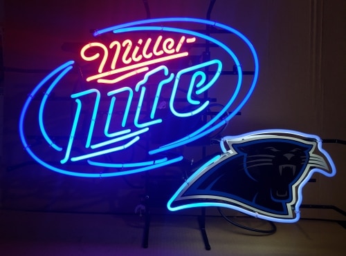 Lite Beer NFL Panthers Neon Sign