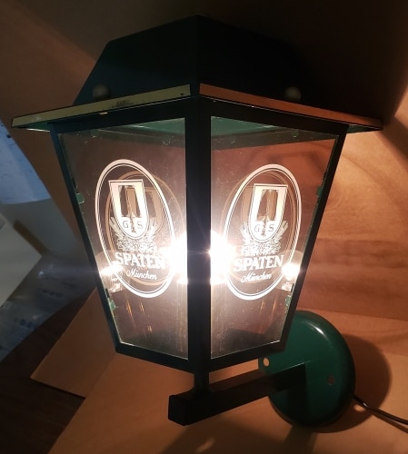 Spaten Munchen Beer Lantern Pub Light