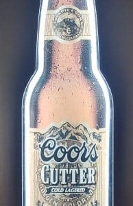 Coors Cutter Beer Neon Sign