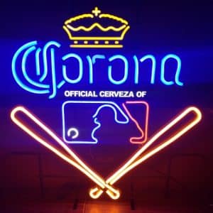 Corona Cerveza Beer MLB LED Sign