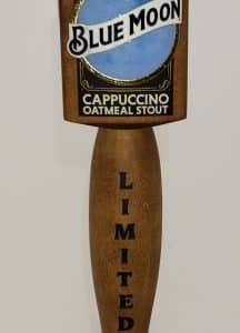 Blue Moon Cappuccino Oatmeal Stout Tap Handle