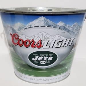 Coors Light NFL Jets Beer Bucket